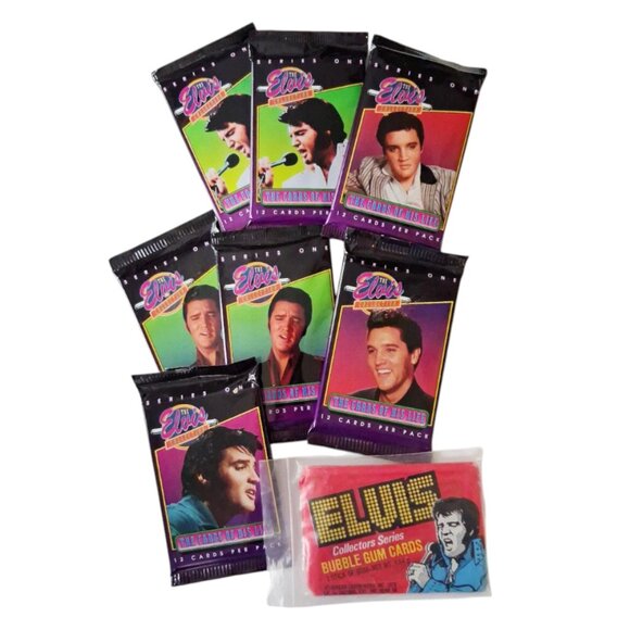 1992 ELVIS Trading Cards New Lot of 7 Series 1 & 1978 ELVIS Donruss Bubble Gum - Picture 2 of 10